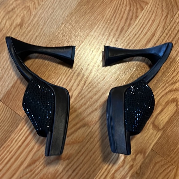 Jeffrey Campbell HollywoodJ Rhinestone Platform Sandals Size 8 - Picture 5 of 13